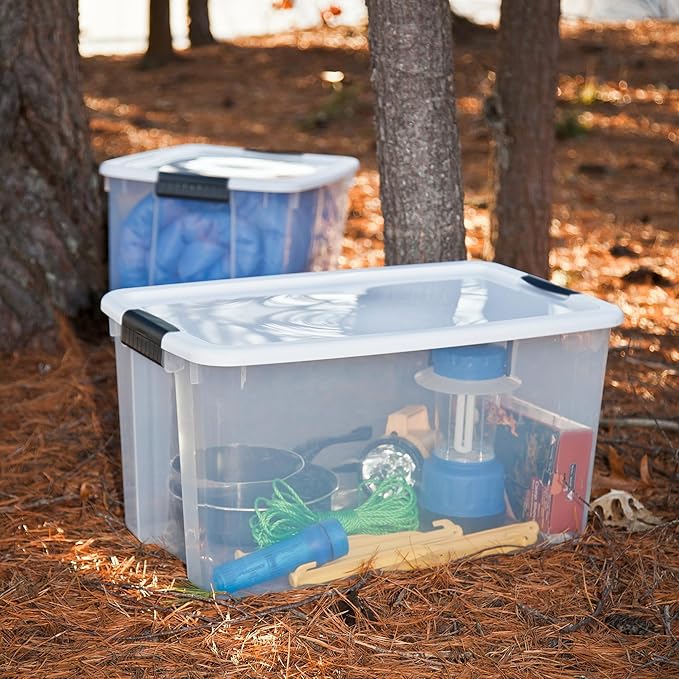 Sterilite 8 Pack Ultra Latching Box, Storage Bins - Image 4