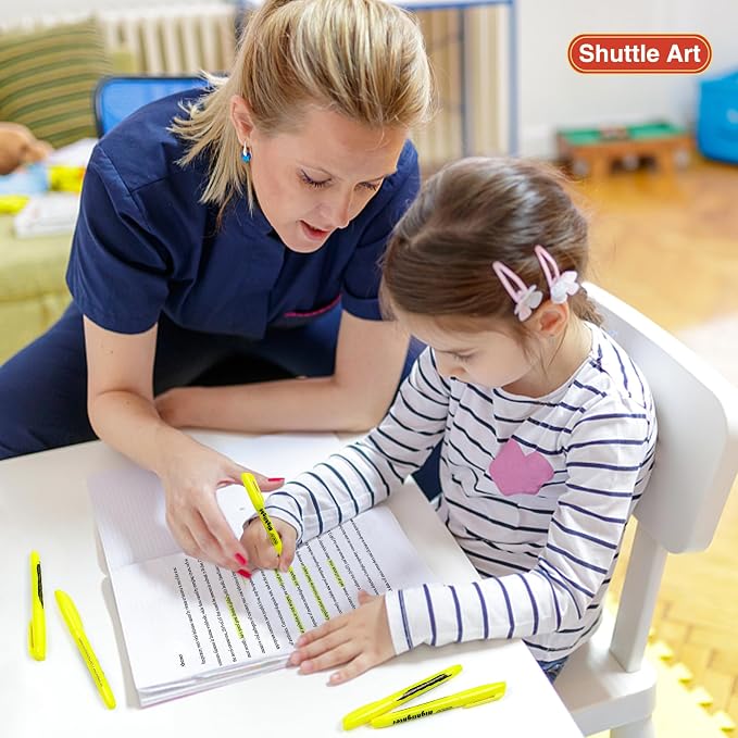 Shuttle Art 70 Pack Highlighters, Highlighter Markers Bulk in Vibrant Color - Image 7