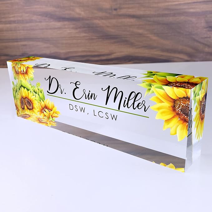 Artblox Office Desk Name Plate Personalized | Custom Name Plates by Artblox