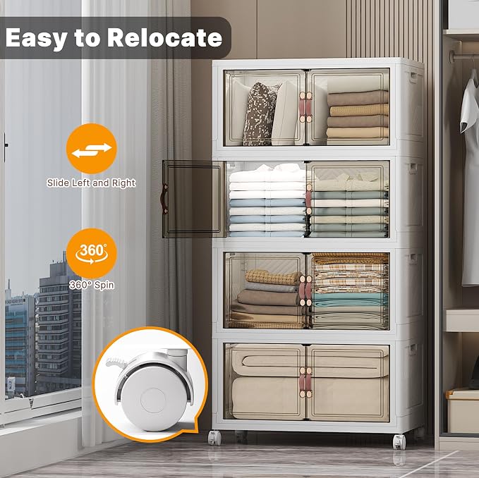 UAMFURI Extra Large Stackable Storage Bins - Image 5
