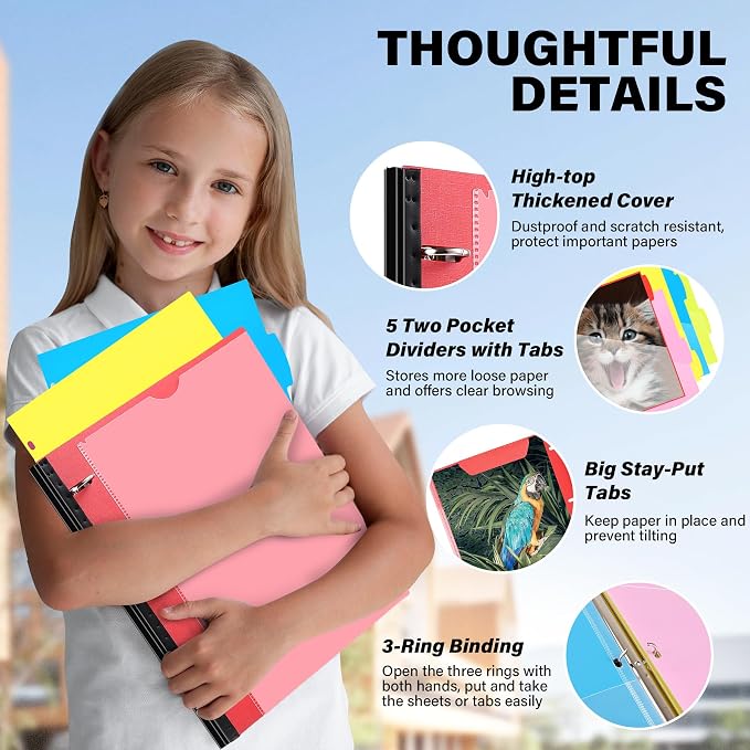 WOT I Telescoping Project Organizer 2-Pack, Refillable Binder - Image 3