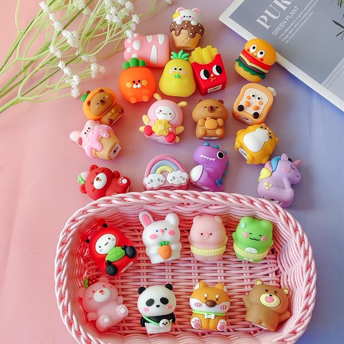 24 pcs Cute Pencil Sharpener for Kids Fun Pencil Sharpener Bulk Kawaii Manual - Image 5