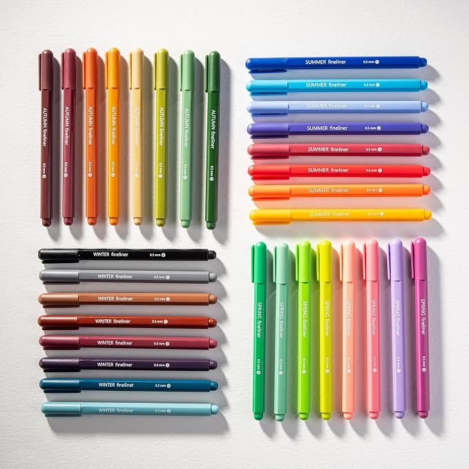 DIVERSEBEE Fine Tip Pens, 8 Bible Pens No Bleed Through, 0.5mm Fine Point - Image 7