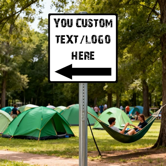 Custom Square Left Arrow Signs - Image 4