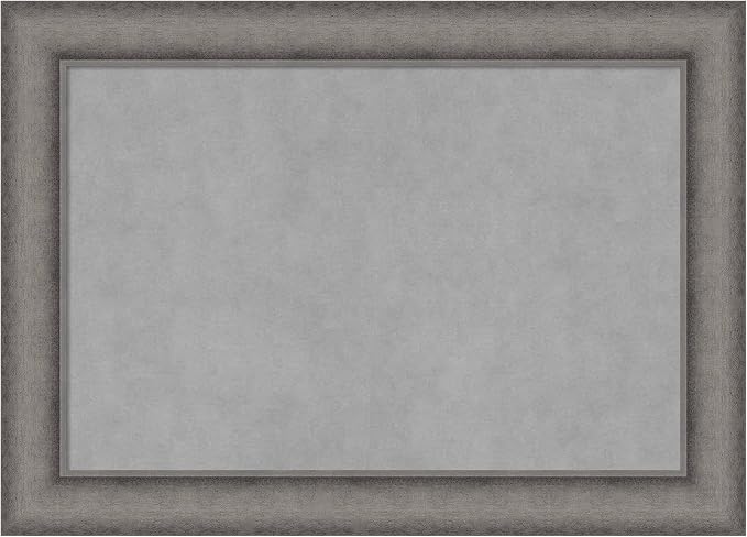 Amanti Art Grey Framed Magnetic Board 20x28 Medium Vision Board by AmantiArt
