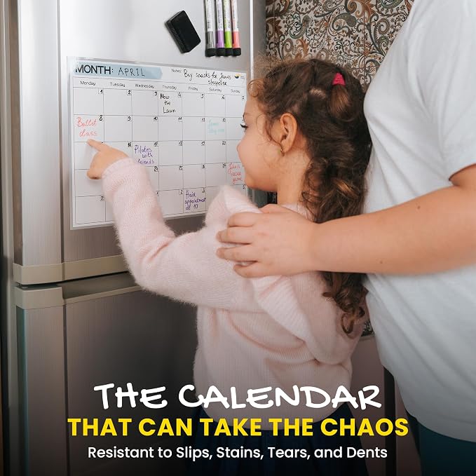Monthly Magnetic Calendar for Refrigerator - Image 4