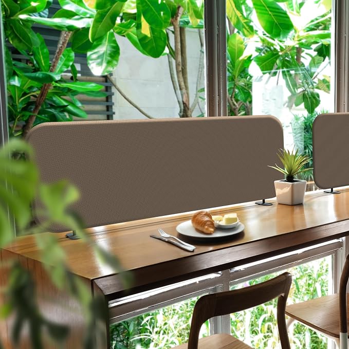 DECOLAB Desk Divider, Portable Privacy Tabletop Partition Panel - Image 7