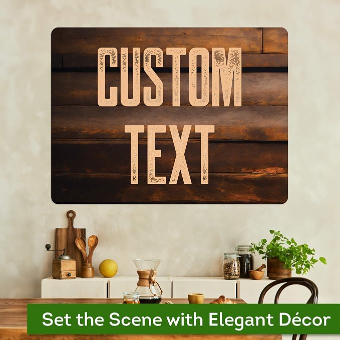 Custom Sign, Custom Street Sign, 11 Font Colors, 13 Font Styles, 4 Hole Options - Image 4