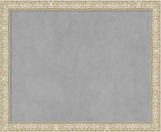 Amanti Art Silver Framed Magnetic Board 18x22 Small Vision Board by AmantiArt