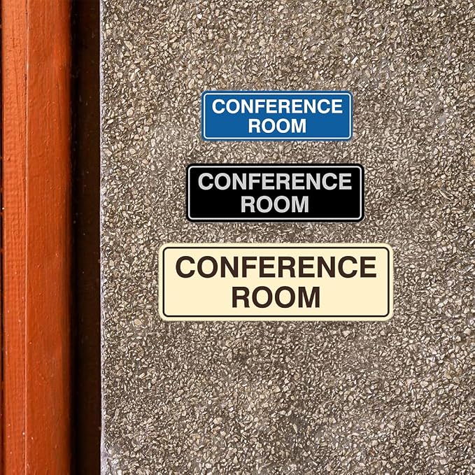 Standard Conference Room Sign -Red - Image 4