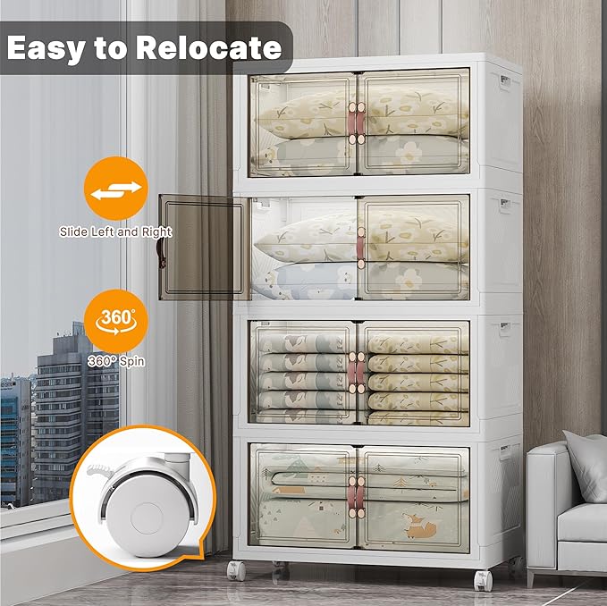 UAMFURI Extra Large Stackable Storage Bins - Image 9