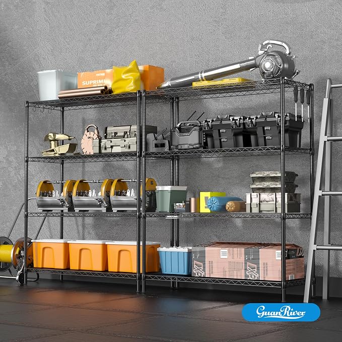 Guan River 4-Shelf Adjustable Metal Shelf Wire Shelving Unit Heavy Duty Storage - Image 8