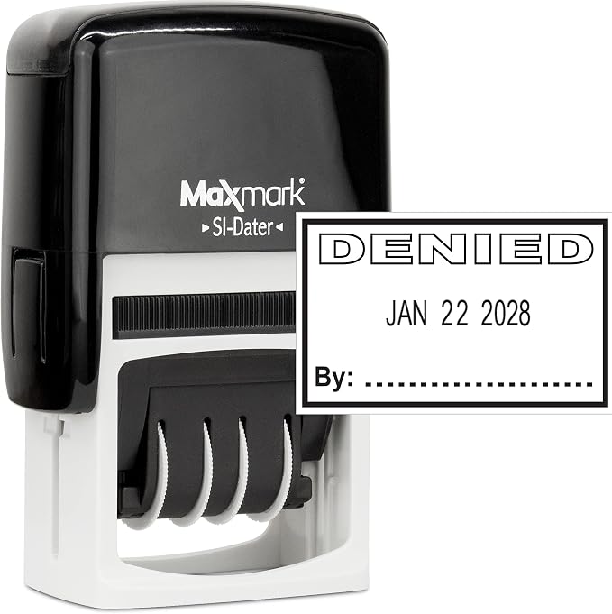 MaxMark Office Self Inking Date Stamp by Maxmark