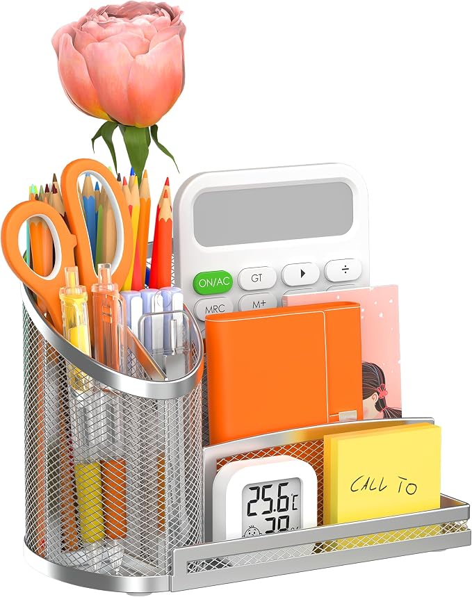 OrgMate 3 Compartment Pen Holder by OrgMate