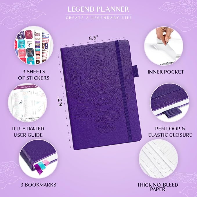 Legend Planner – Weekly & Monthly Life Planner to Hit Your Goals & Live - Image 2