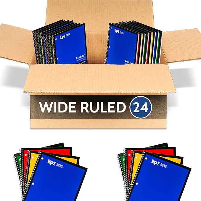 EPI Spiral Notebook | 3 Subject by EPI