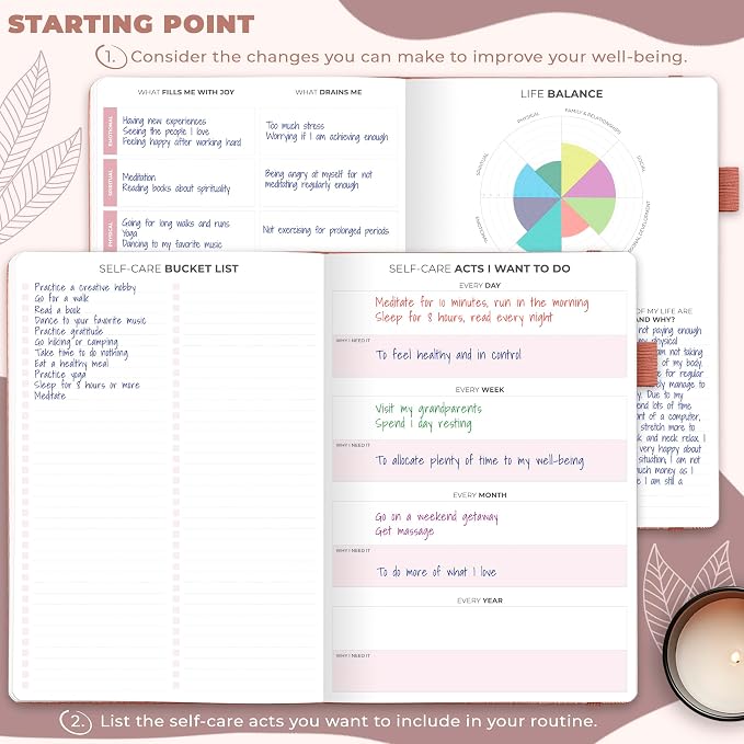 Clever Fox Self-Care Journal – Wellness & Daily Reflection Notebook – Mental - Image 2