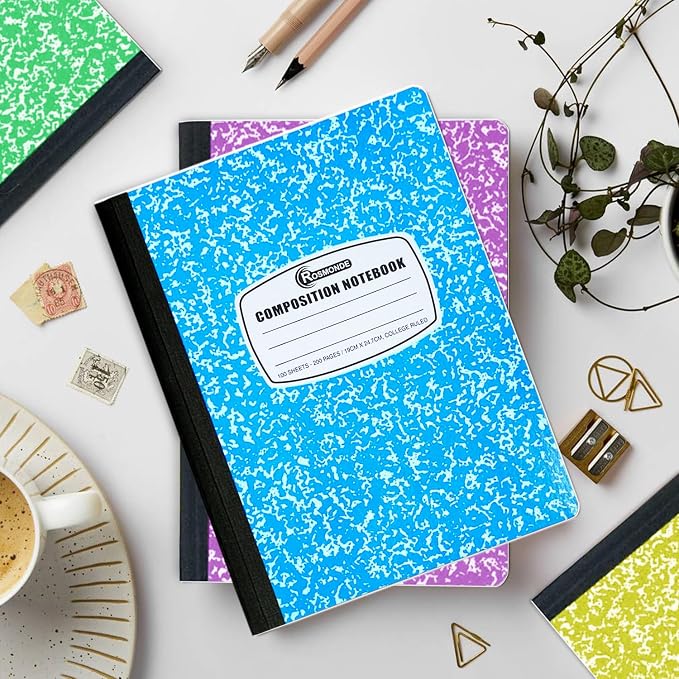 Rosmonde 50 Pack Bulk Composition Notebooks College Ruled, 200 Pages, 9-3/4 x - Image 9