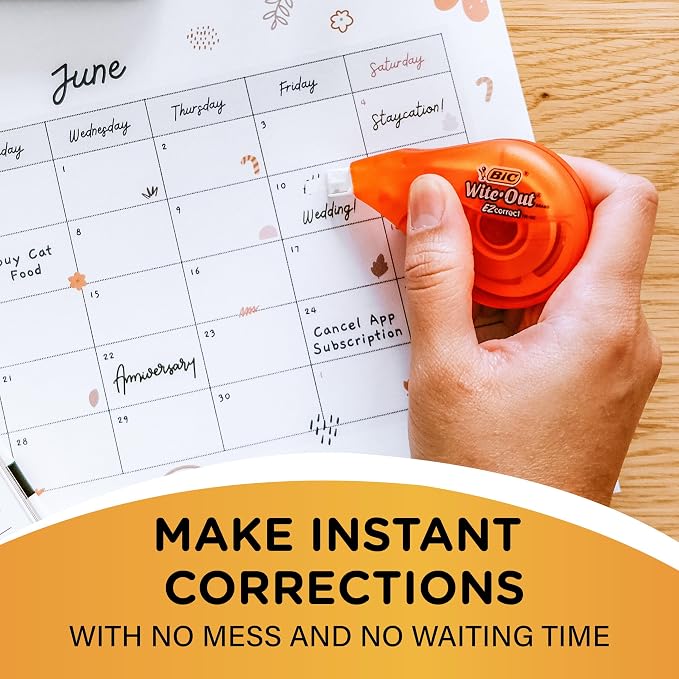 BIC Wite-Out EZ Correct Tear-Resistant Correction Tape - Image 4