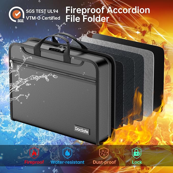 DocSafe Accordion File Organizer Bag - Image 2