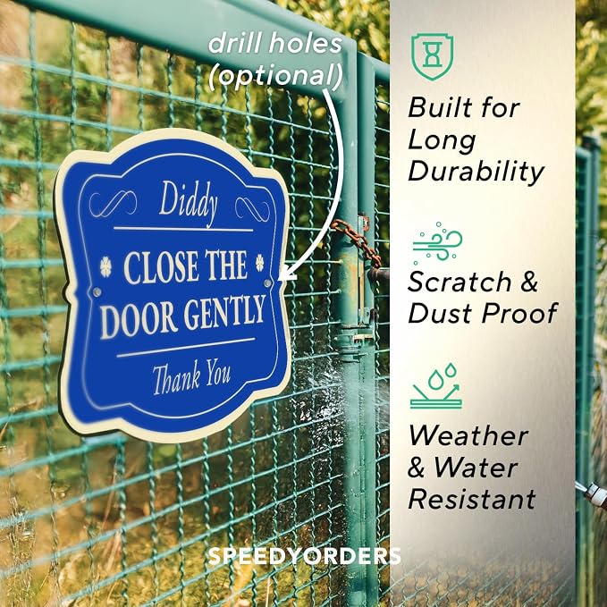 Custom Decorative Outdoor Metal Signs, Personalized Aluminum Signs, Customized - Image 6