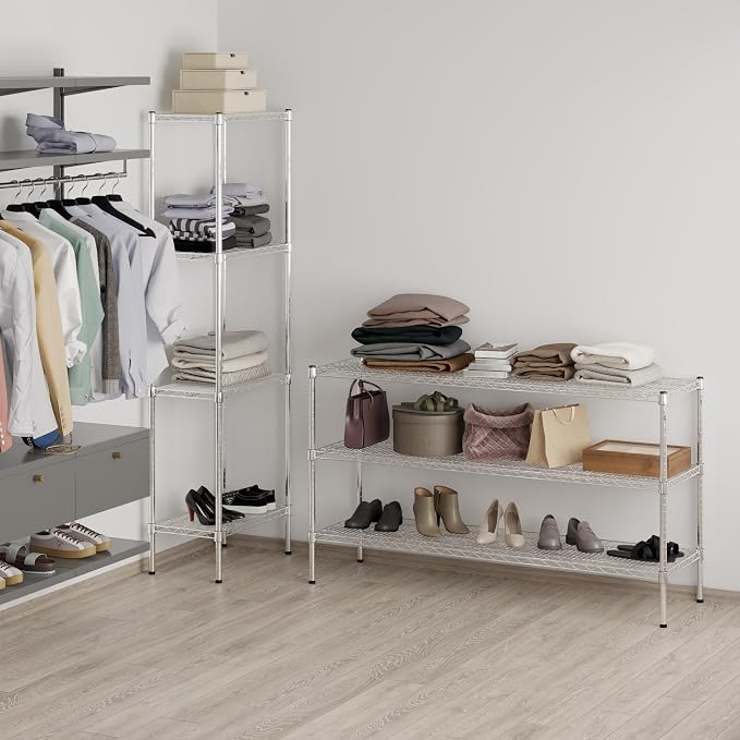 Regal Altair 18" Deep x 60" Wide x 34" Height Wire Shelving Kit | 3-Tier | NSF - Image 7