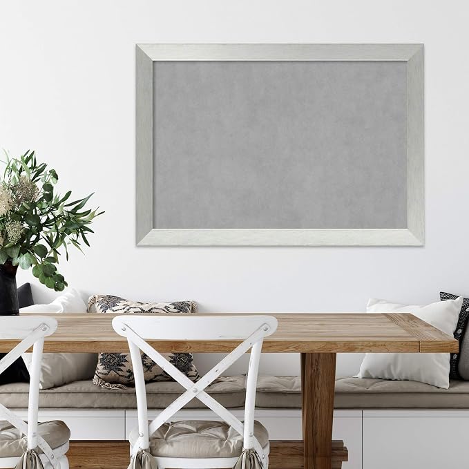 Amanti Art Silver Framed Magnetic Board 28x40 Large Vision Board - Image 5