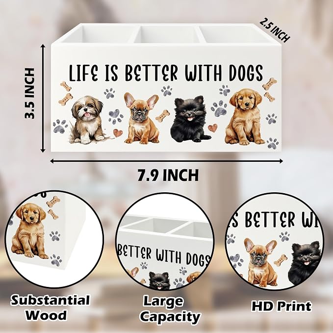 QZQE Dog Pen Pencil Holder Organizer - Image 7
