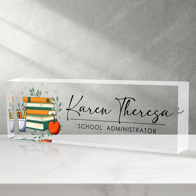 Custom Office Name Plate, Personalized Gifts by Unknown