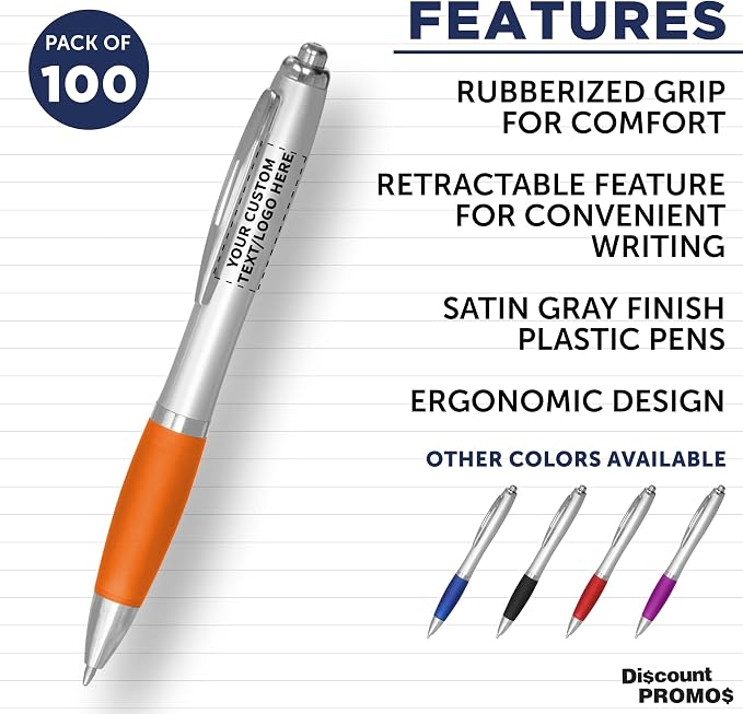 DISCOUNT PROMOS Personalized Ballpoint Pens - Image 2