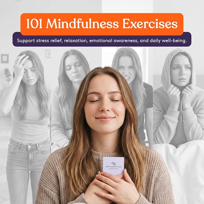 Special Supplies 101 Mindfulness & Meditation Cards Daily Self Care Kit - Image 2
