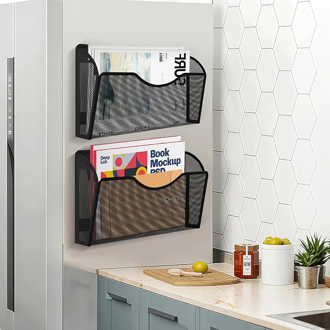 KZWKRG Magnetic File Holder, Magnetic File Folder Holder, No Drilling - Image 6