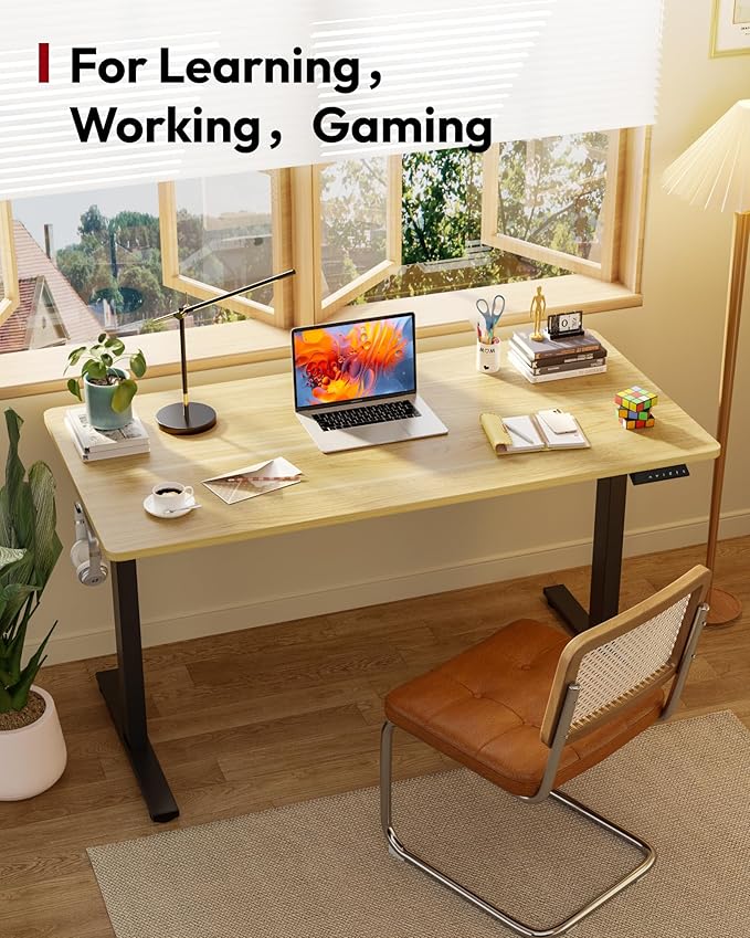 SANODESK Electric Standing Desk 48 x 30 Inches Whole-Piece Desktop Height - Image 3
