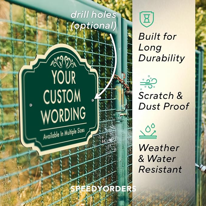 Custom Decorative Outdoor Metal Sign - Image 6
