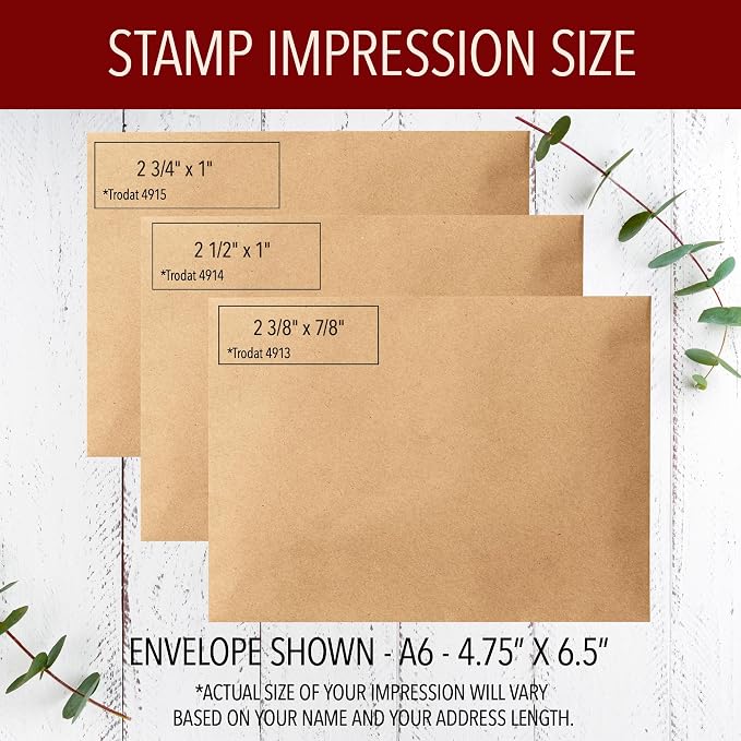 The Duncans Personalized Address Stamp | Envelope Return Address Stamps - Image 4