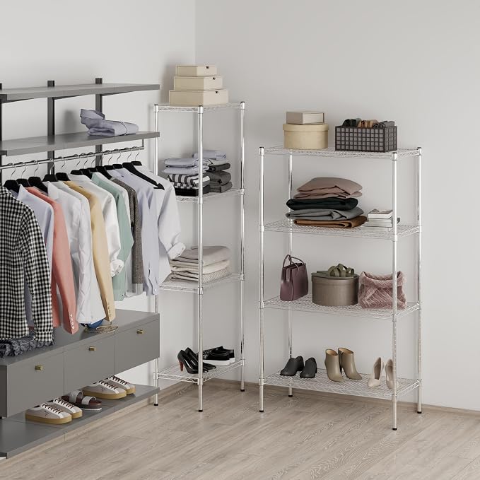 Regal Altair 18" Deep x 36" Wide x 64" Height Wire Shelving Kit | 4-Tier | NSF - Image 5