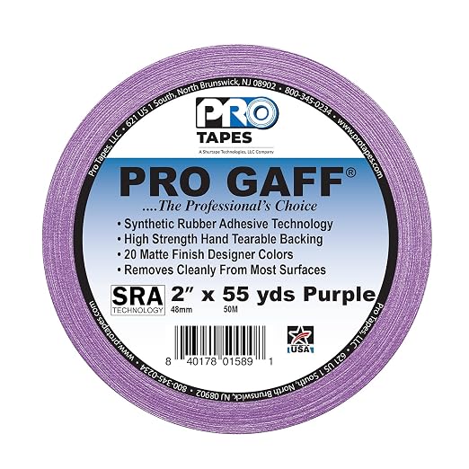 ProTapes Pro Gaff Premium Matte Cloth Gaffer's Tape - Image 2