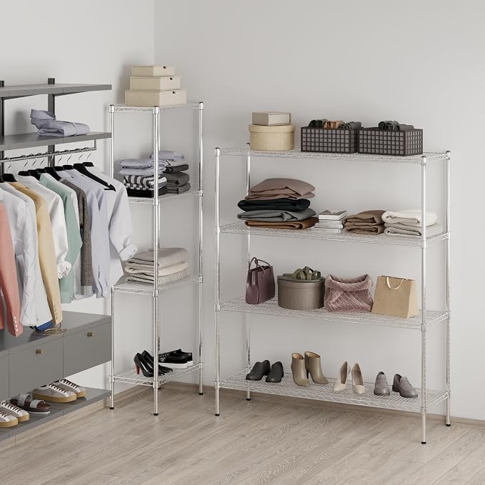 Regal Altair 18" Deep x 54" Wide x 64" Height Wire Shelving Kit | 4-Tier | NSF - Image 6