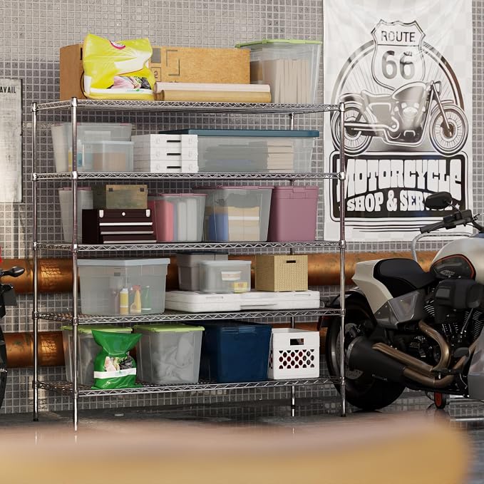 Regal Altair 24" Deep x 60" Wide x 64" Height Wire Shelving Kit | 5-Tier | NSF - Image 5