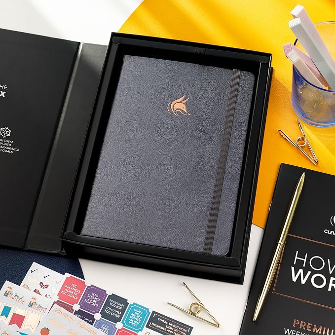 Clever Fox Planner Premium Edition – Undated Luxurious Weekly & Monthly Planner - Image 7