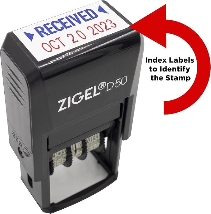 ZIGEL D50 Date Stamp with Entered - Image 5