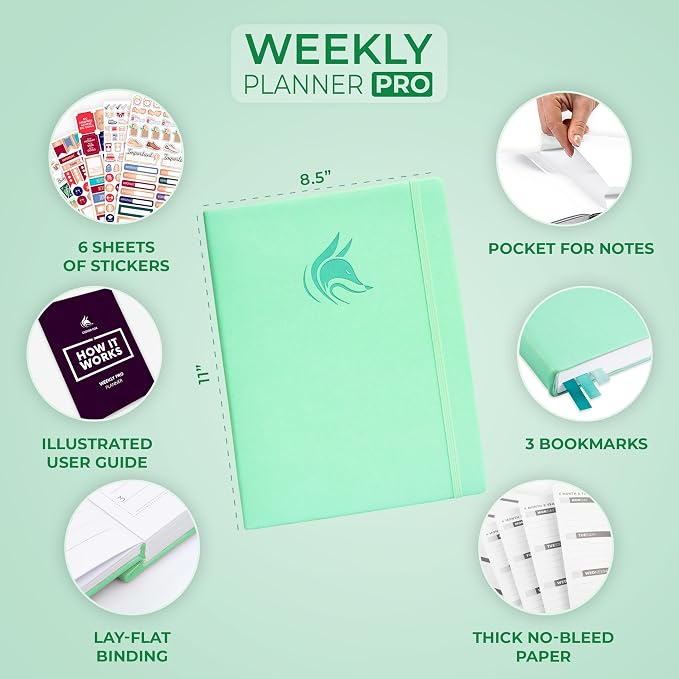 Clever Fox Planner PRO – Weekly & Monthly Life Planner to Increase Productivity - Image 2