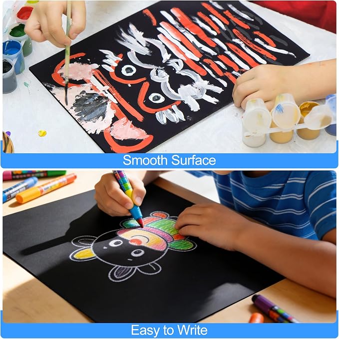 ToLanbbt 12 Pack Black Foam Board, Displaying - Image 4