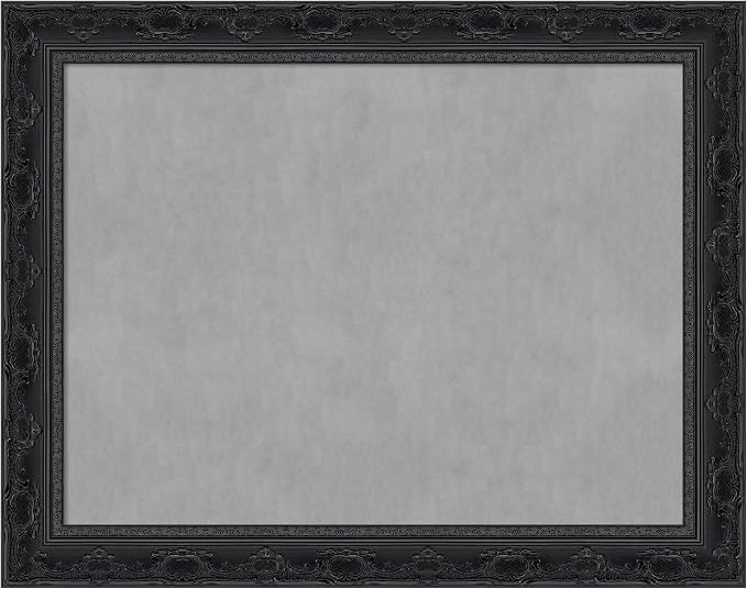 Amanti Art Black Framed Magnetic Board 22x28 Medium Vision Board by AmantiArt