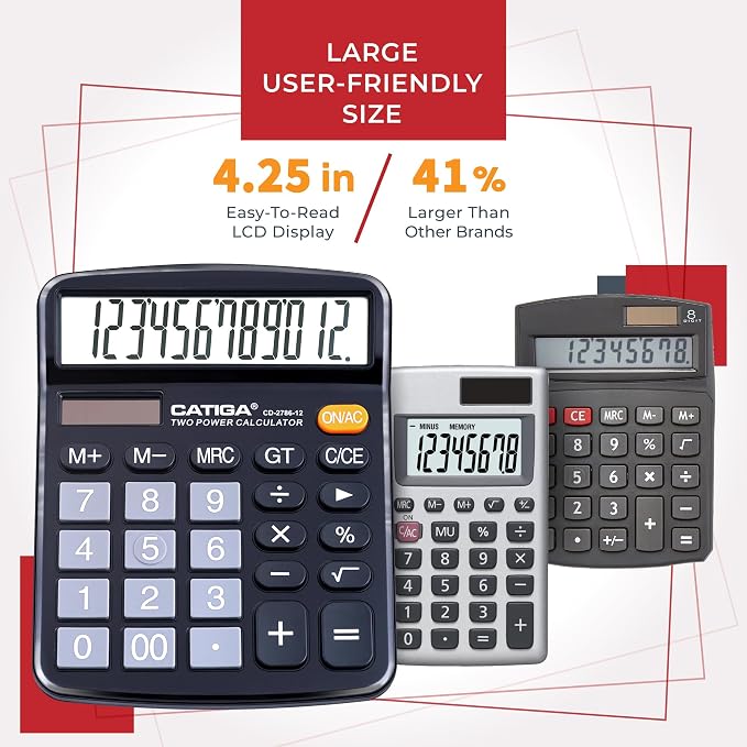 CATIGA Desktop Calculator 12 Digit - Image 9