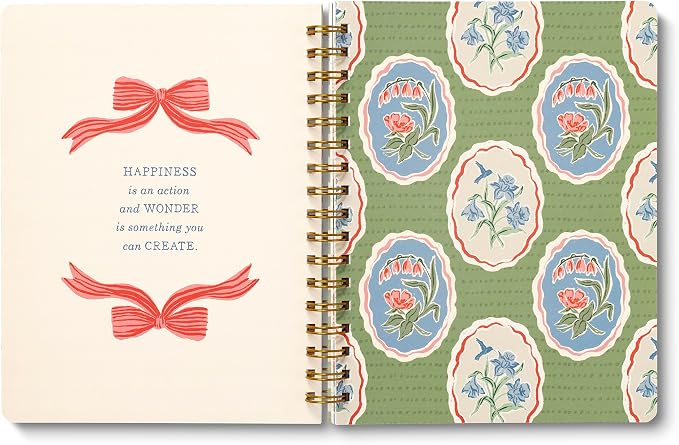Compendium Spiral Notebook — Joy Is Handmade. — A Designer Spiral Notebook - Image 4