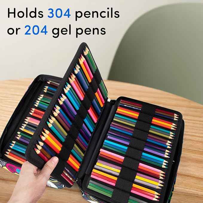 YOUSHARES 300 Slots Color Pencil Case