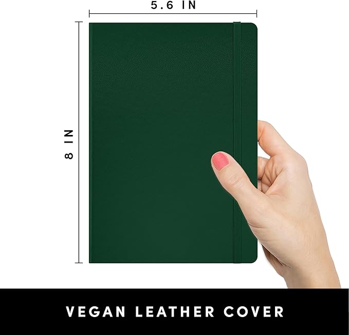 PAPERAGE Lined Journal Notebook, 252 Pages, Medium 5.6 in x 8 in - Image 2