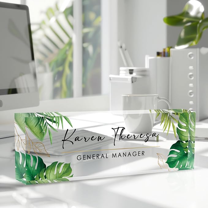 Custom Office Name Plate, Personalized Gifts - Image 2