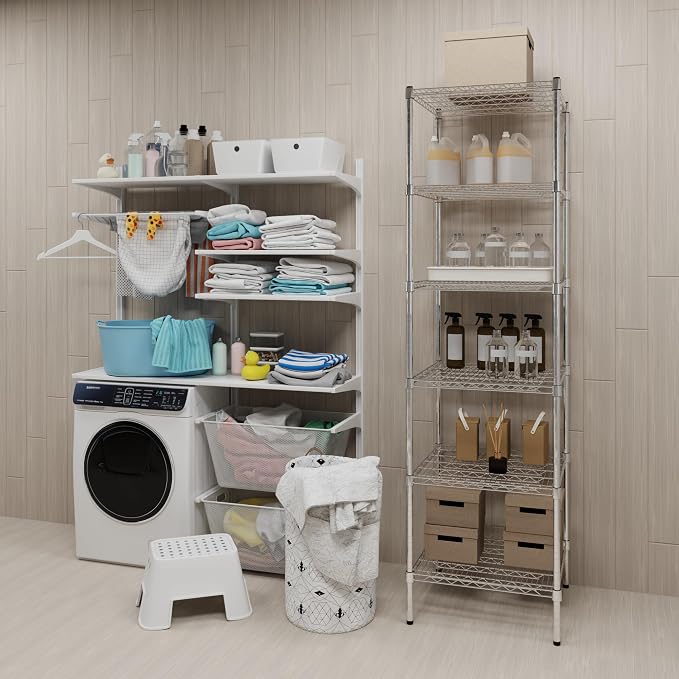 Regal Altair 24" Deep x 24" Wide x 74" Height Wire Shelving Kit | 6-Tier | NSF - Image 2